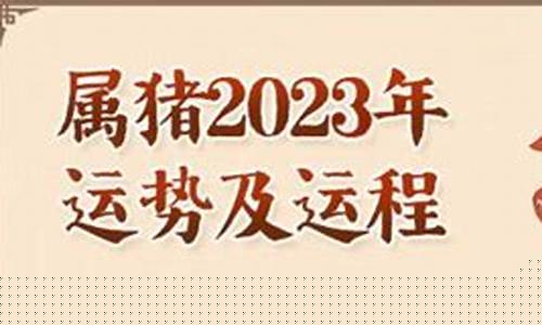 十二生肖属猪人全年运程-十二生肖属猪人全年运程详解
