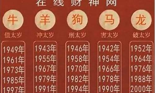 属猪人犯太岁生肖是哪些-属猪人犯太岁是什么意思